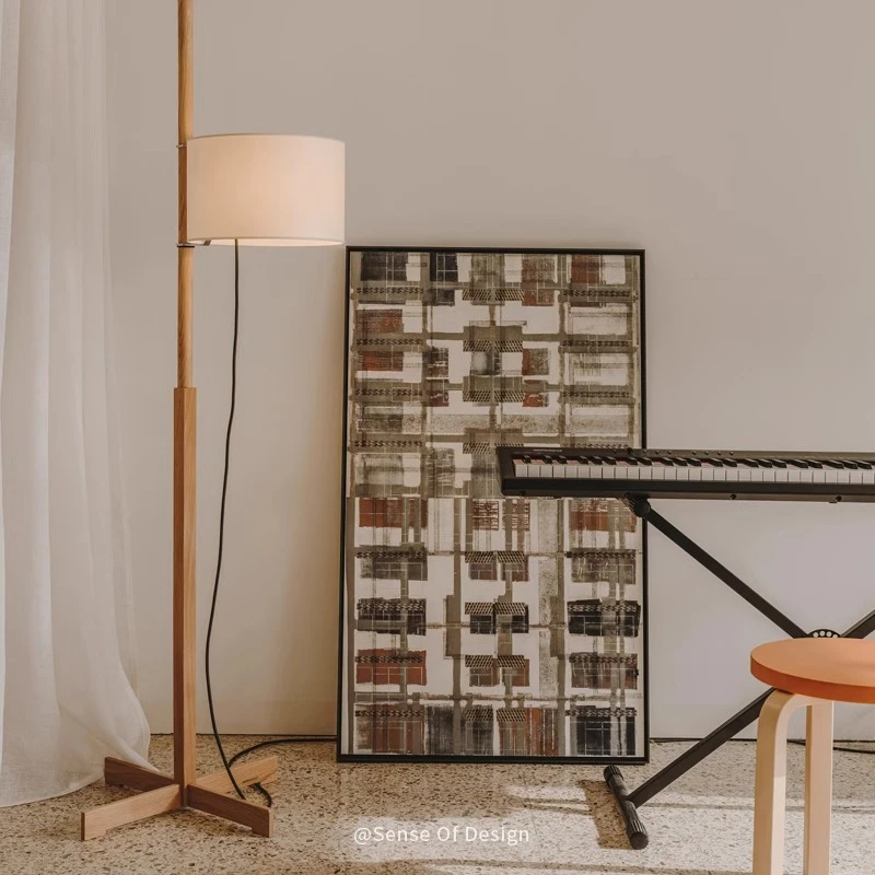 非凹西班牙TMM Santa&Cole白蜡木落地灯中古沙发旁侘寂风灯