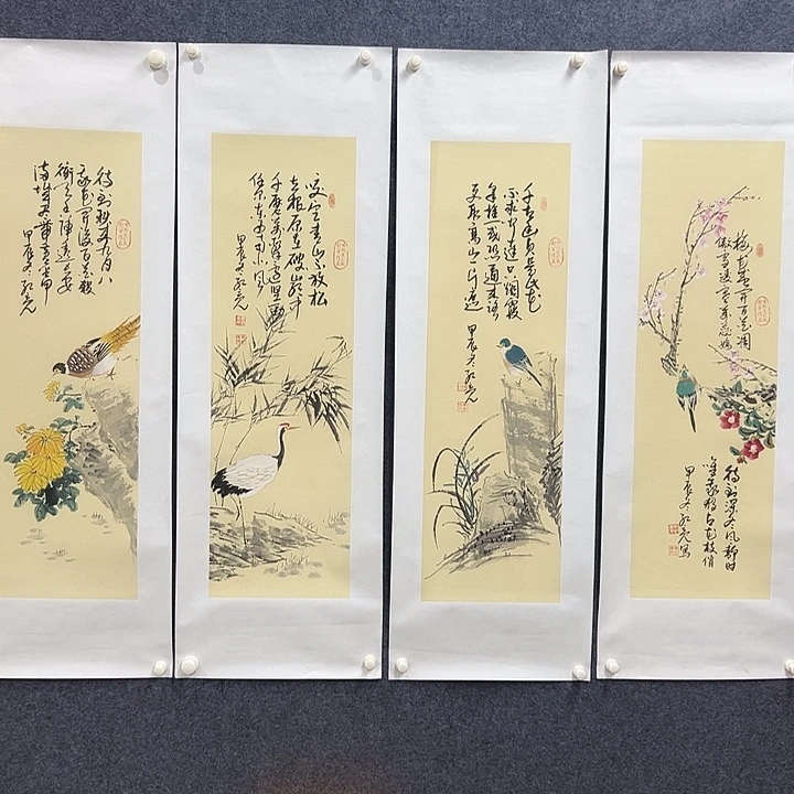 新***，国画李红亮老师花鸟