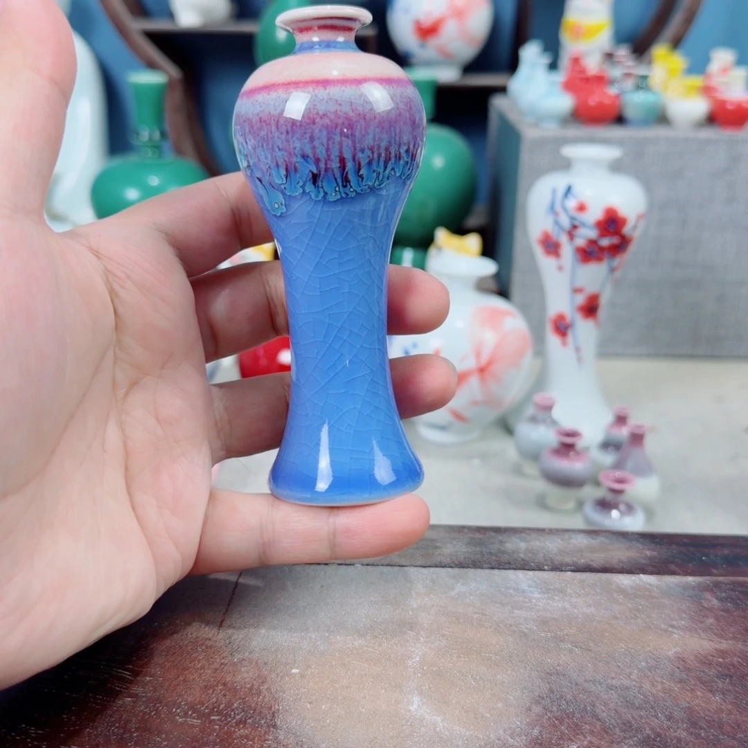 陶瓷手工小花器摆件