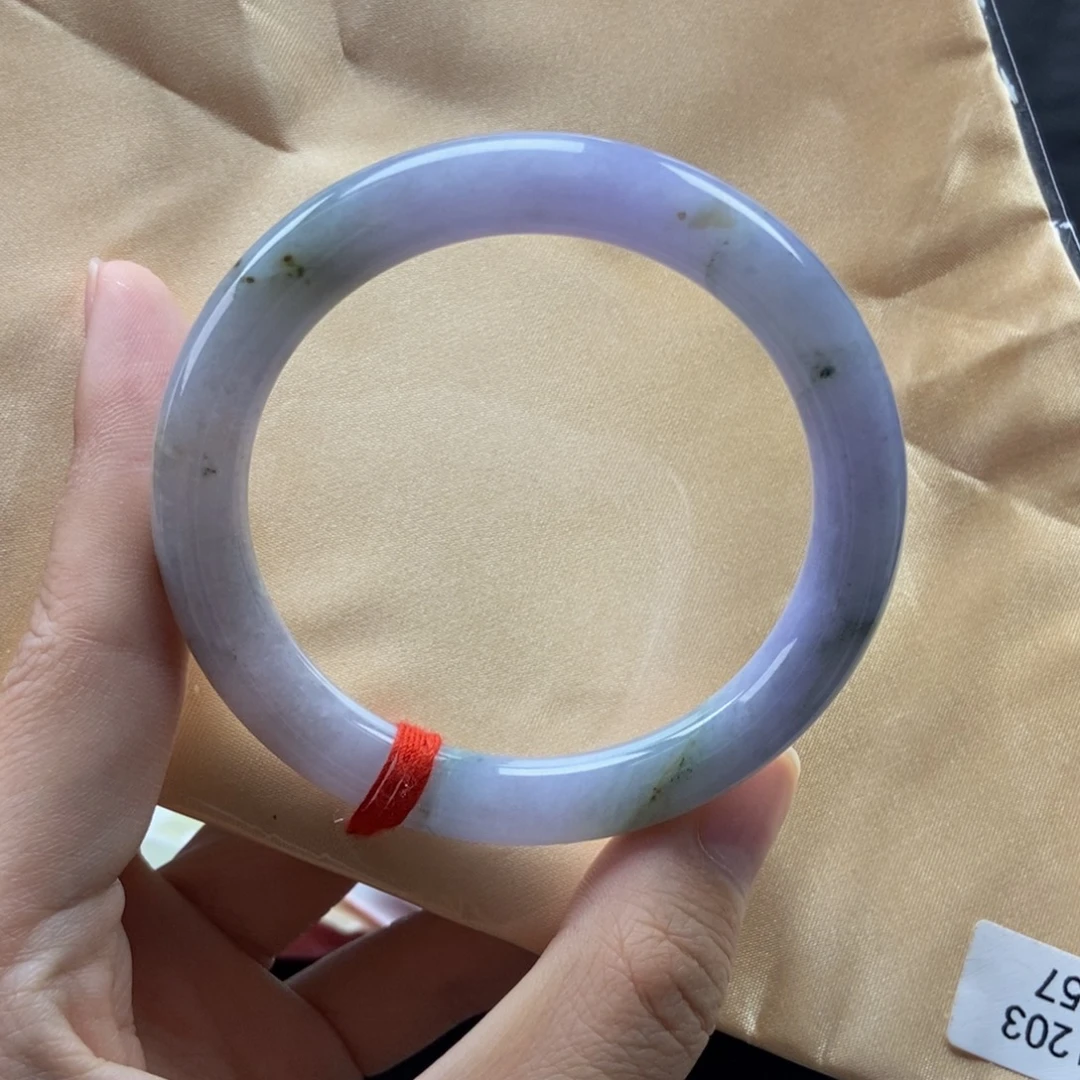 翡翠未镶嵌手镯56/57圆条