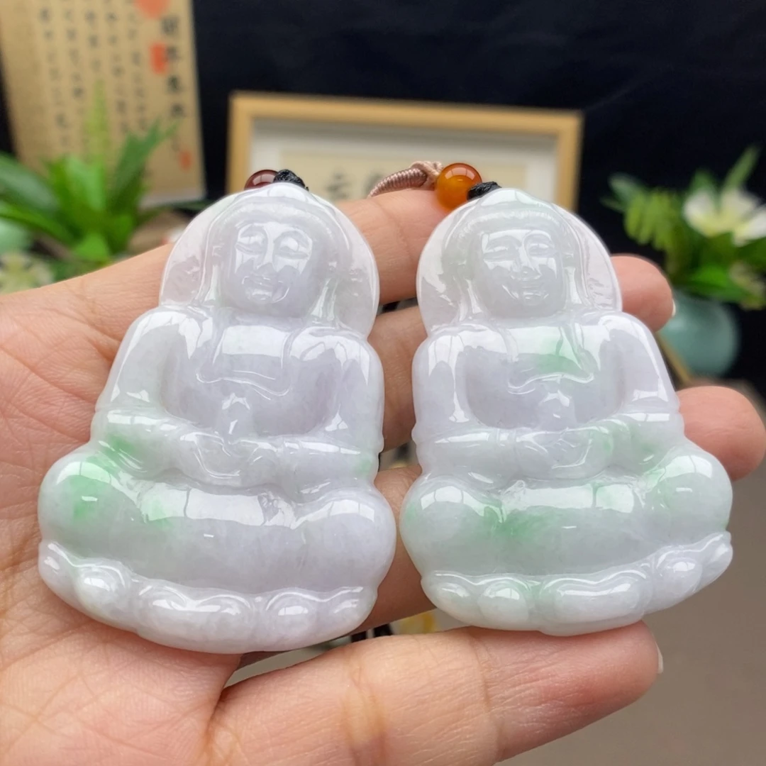 翡翠未镶嵌颈饰吊坠多样性发货发其一