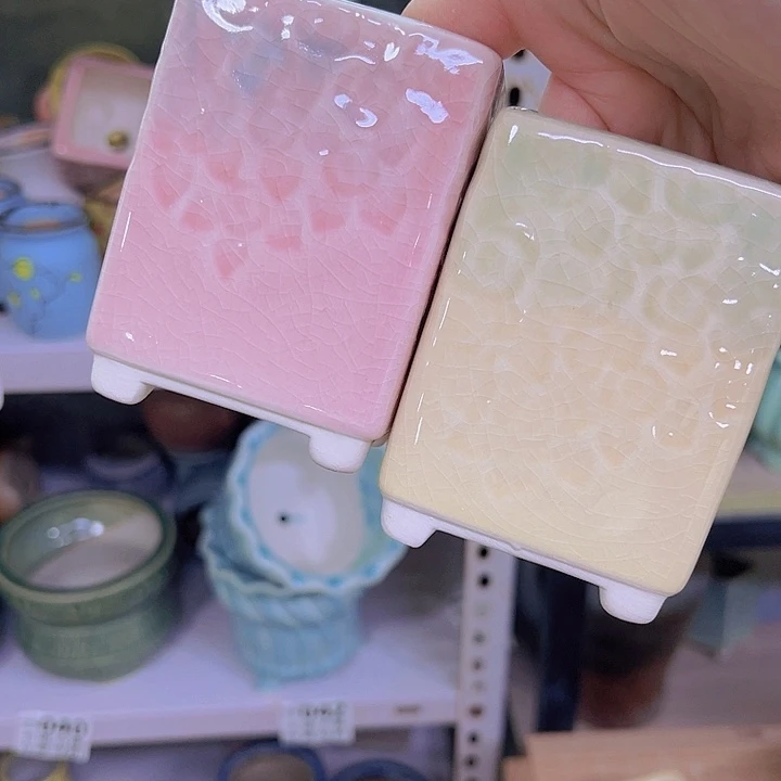 红陶陶瓷花盆当场满12包邮