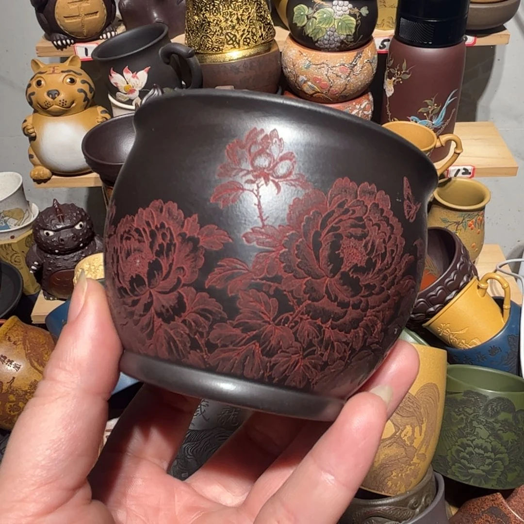 紫砂茶杯宜兴紫砂主人杯
