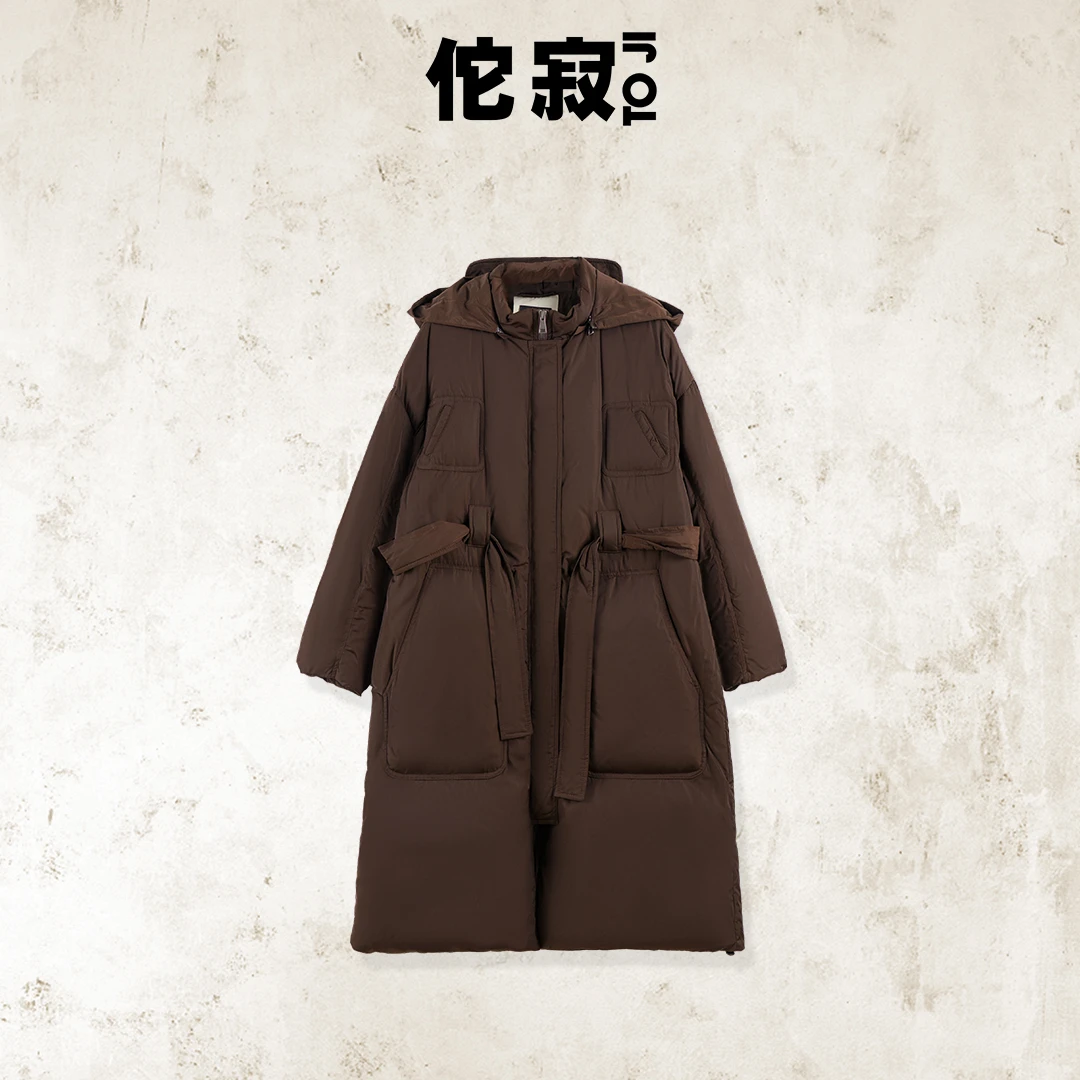 TOJI 佗寂新款设计师气质时尚休闲百搭连帽羽绒服女士-ACM4R582