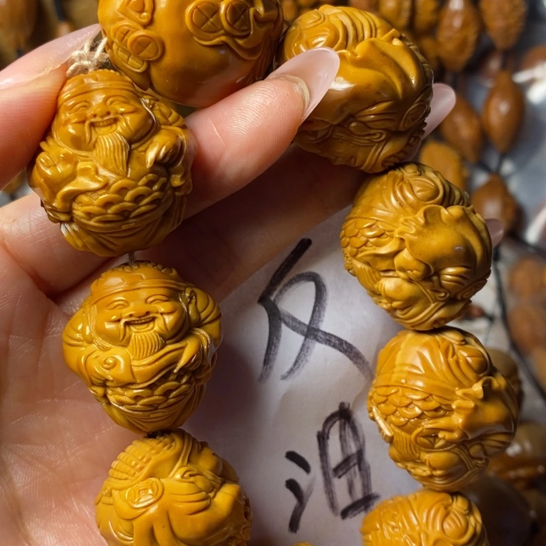 一***春橄榄核手串/手链八大财神精品