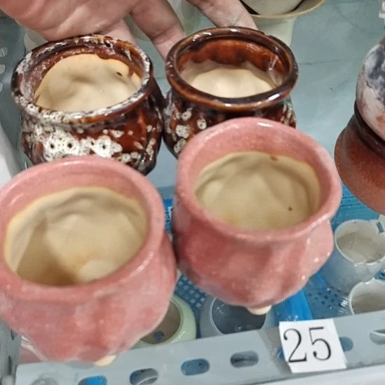 微瑕陶瓷花盆满12包邮