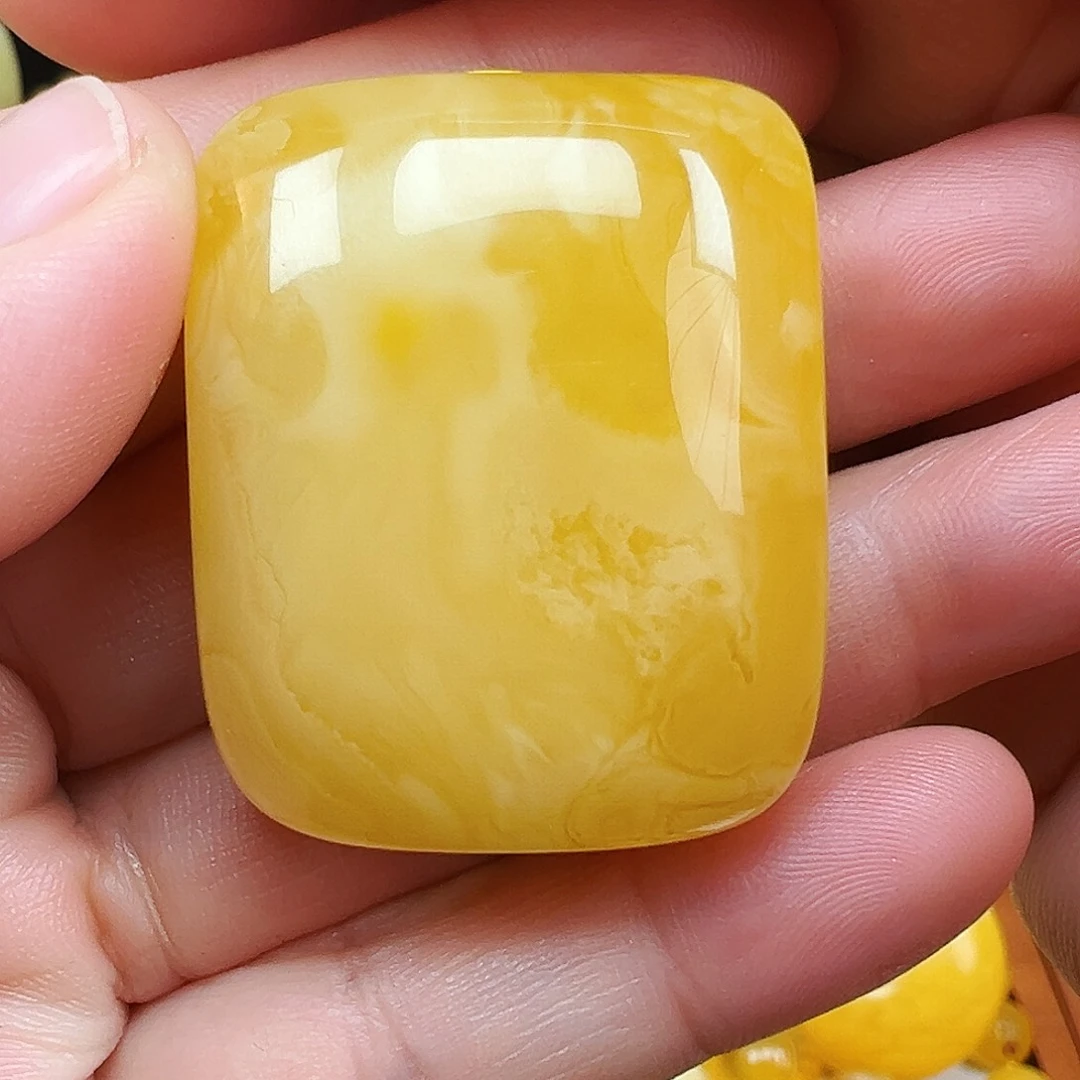 蜜蜡未镶嵌珠宝奇石蜜蜡方牌挂坠