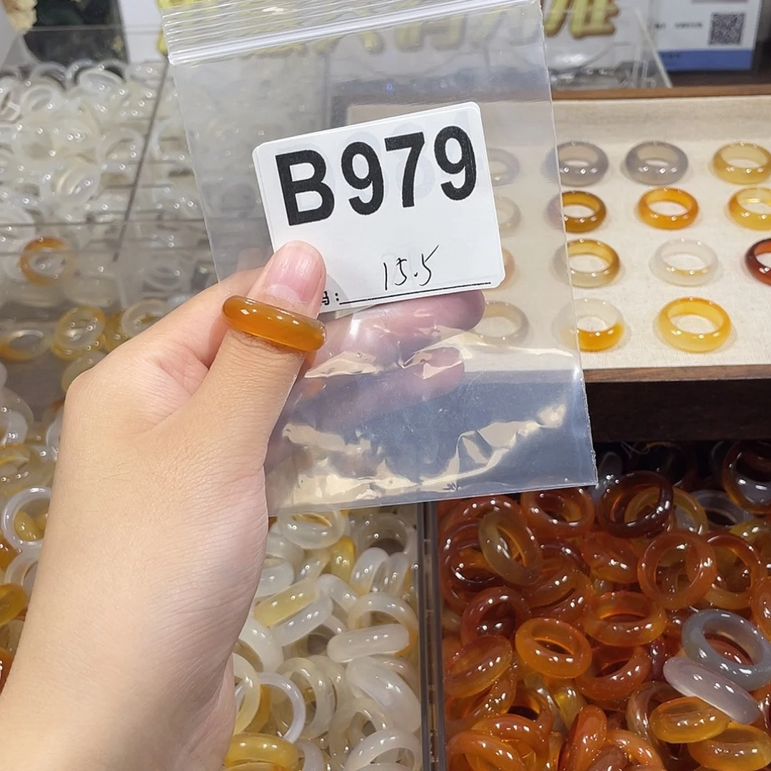 未镶嵌戒指玛瑙/玉髓979
