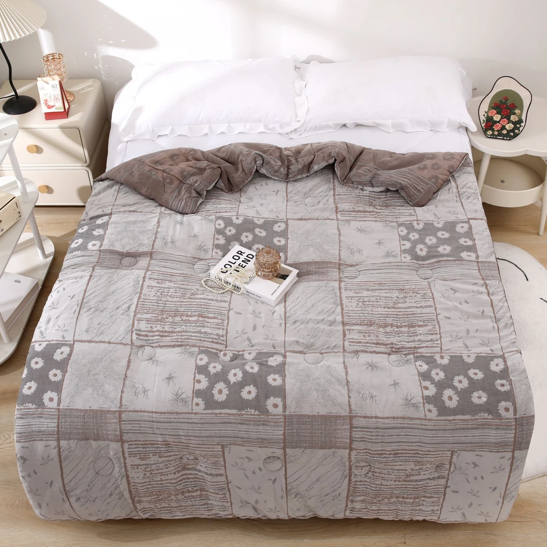 【百福-春秋被】高端轻奢多功能可机洗工艺款高精密亲肤四季被