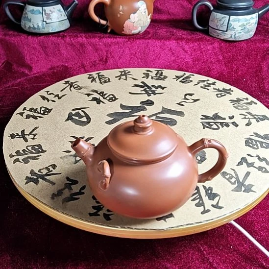 建水紫陶全品茶壶6号