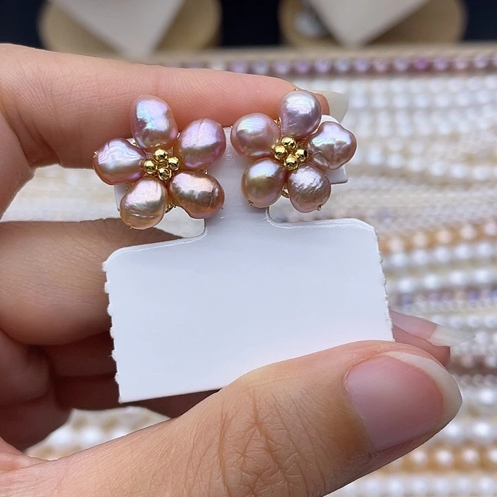 淡水珍珠颈饰银S925镶嵌