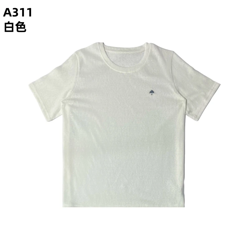 【主播推荐】女士麻感棉纯色小雨伞懒人棉圆领短袖A311-A325