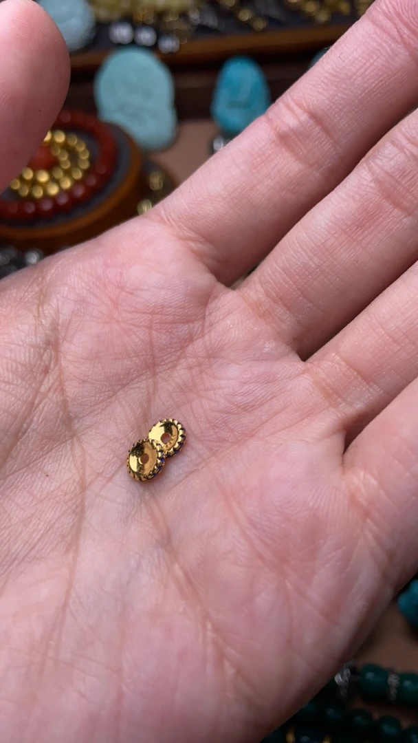 925银银制品 16号6mm隔片一对配饰啊啊啊啊银饰