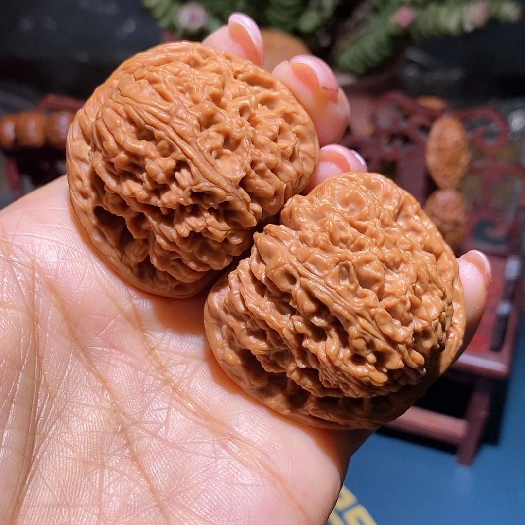 文玩核桃把件43南疆石