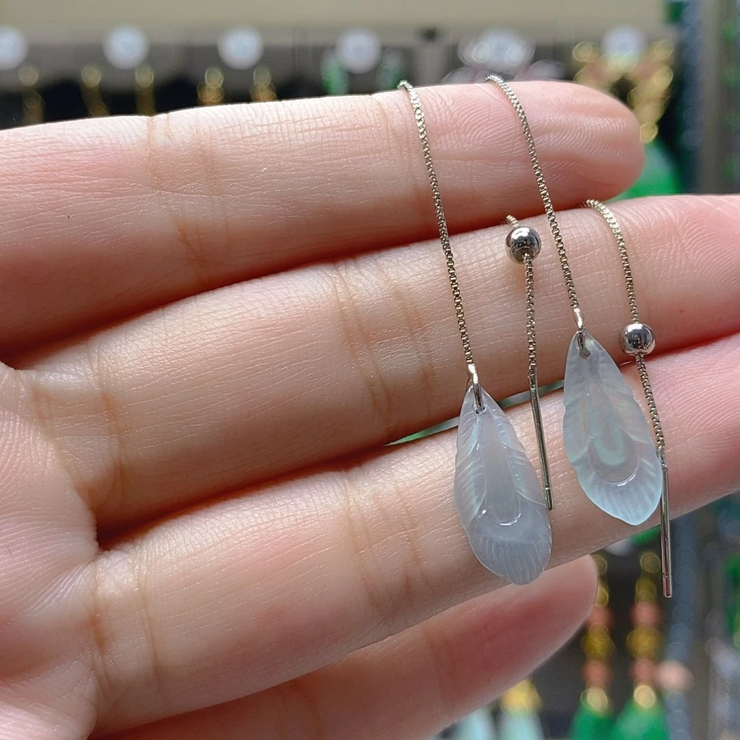 未镶嵌翡翠耳饰翡翠