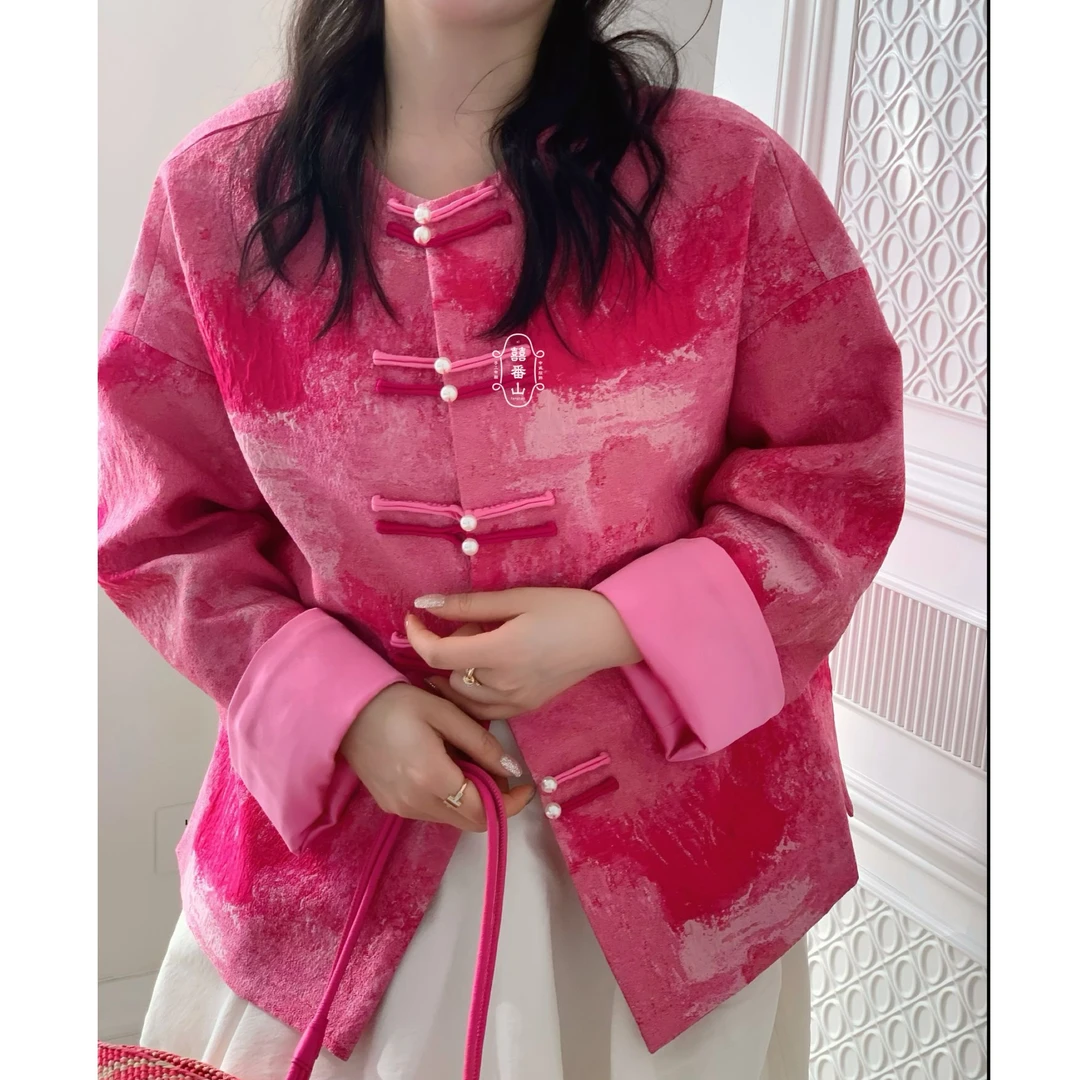 【囍番山·秋】春日彩霞·重工双扣外套