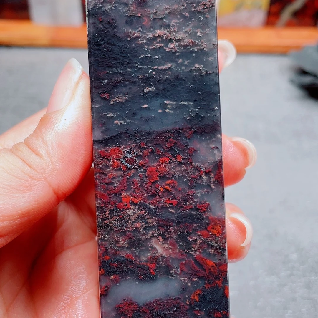【闪购商品】玉桂林鸡血玉印章素章10