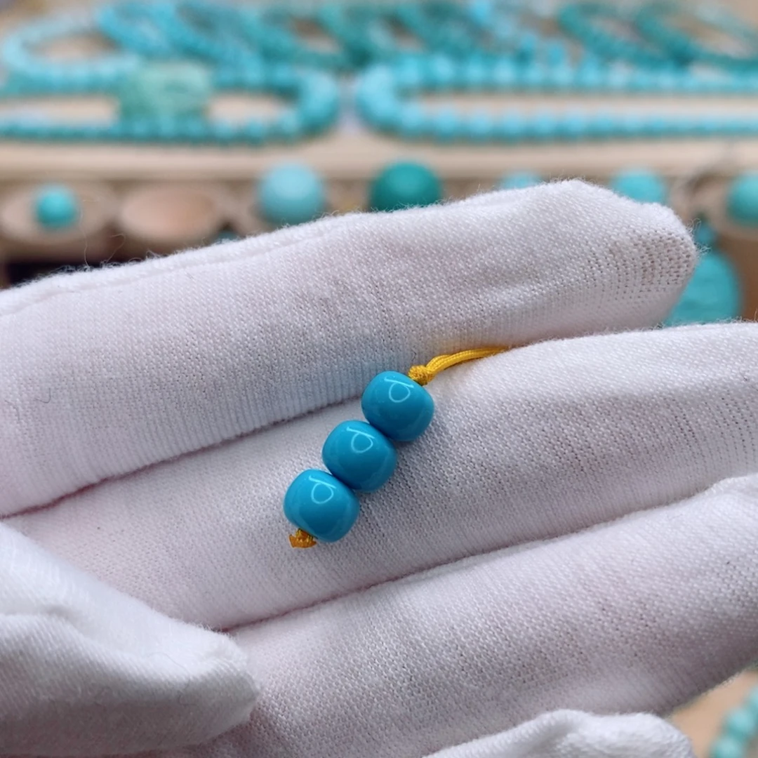 绿松石未镶嵌珠宝奇石5.8mm