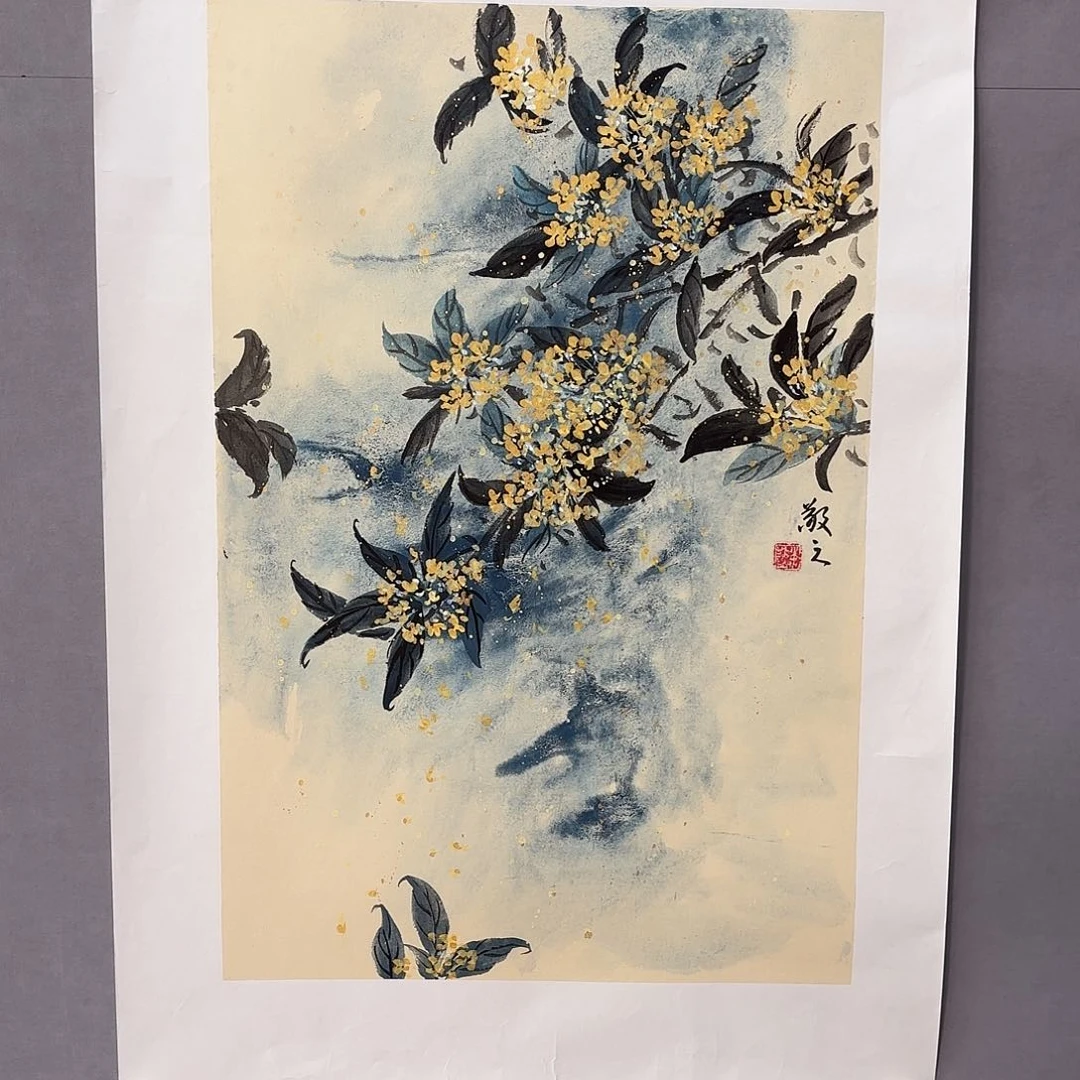 国画中国花鸟画大咖李敬之老师