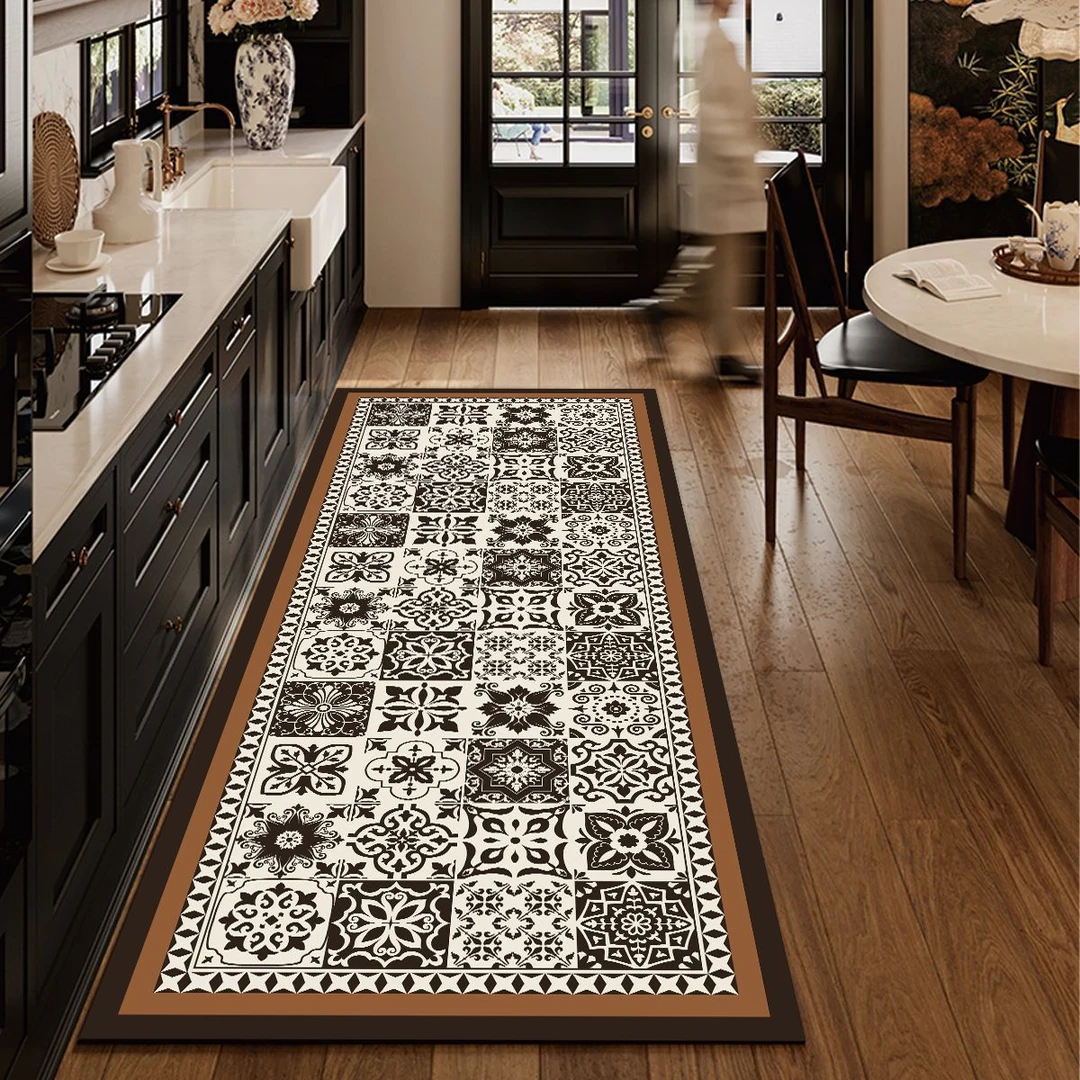 硅藻泥厨房地垫吸水吸油垫通用长条地毯厨房入门进门口耐脏脚垫