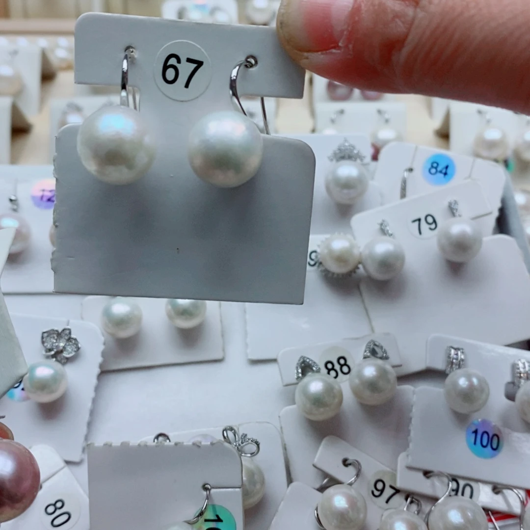 淡水珍珠颈饰银S925镶嵌