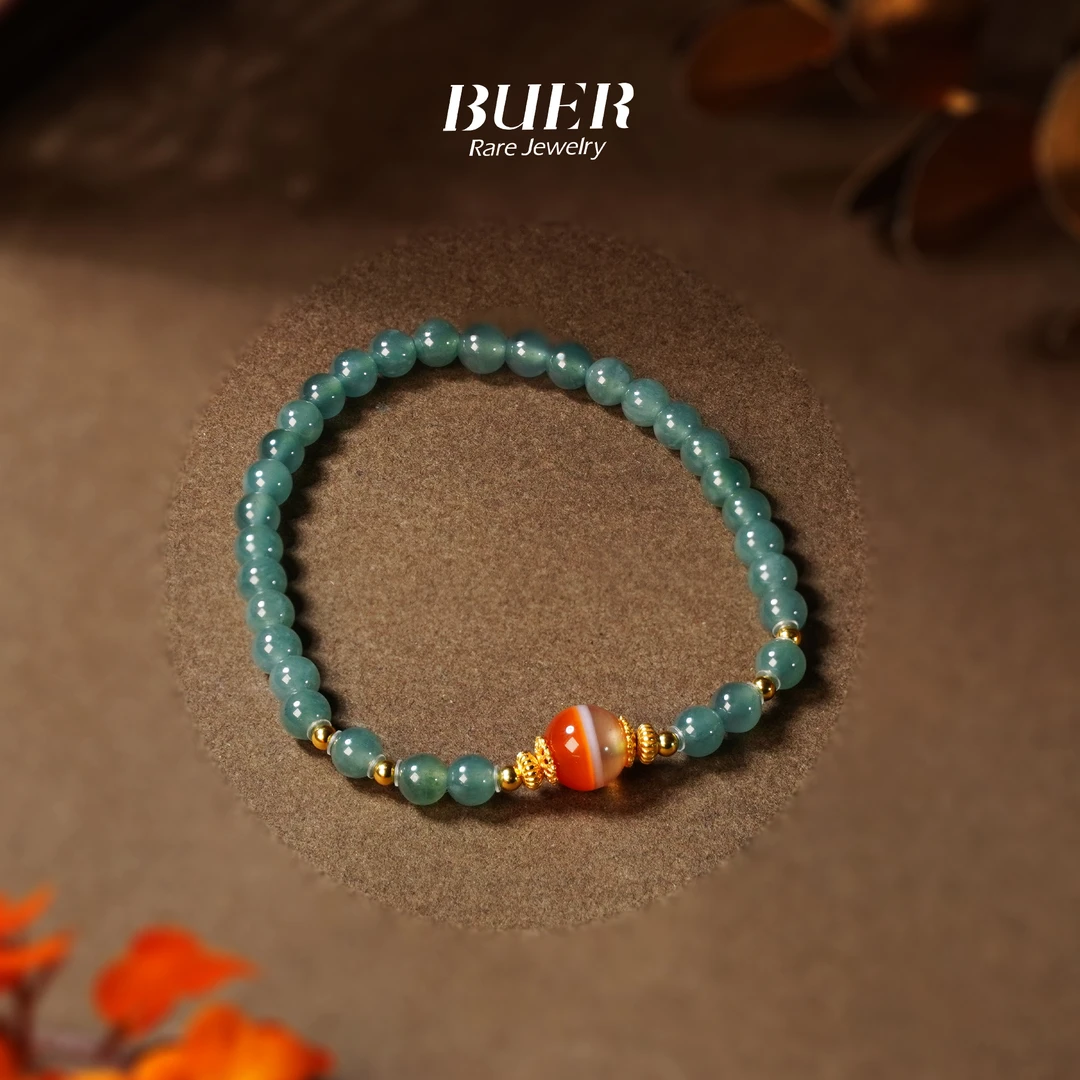 【不二】翡翠DIY手串4mm+