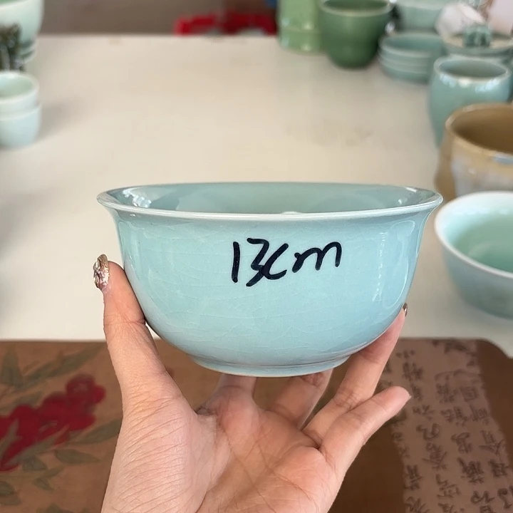 龙泉云间青瓷小米茶器