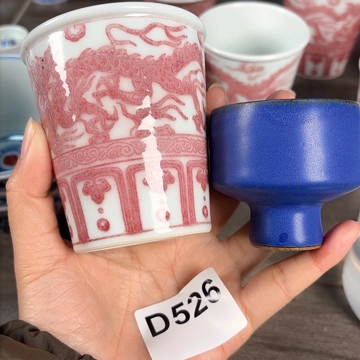 微瑕手工手绘茶具526