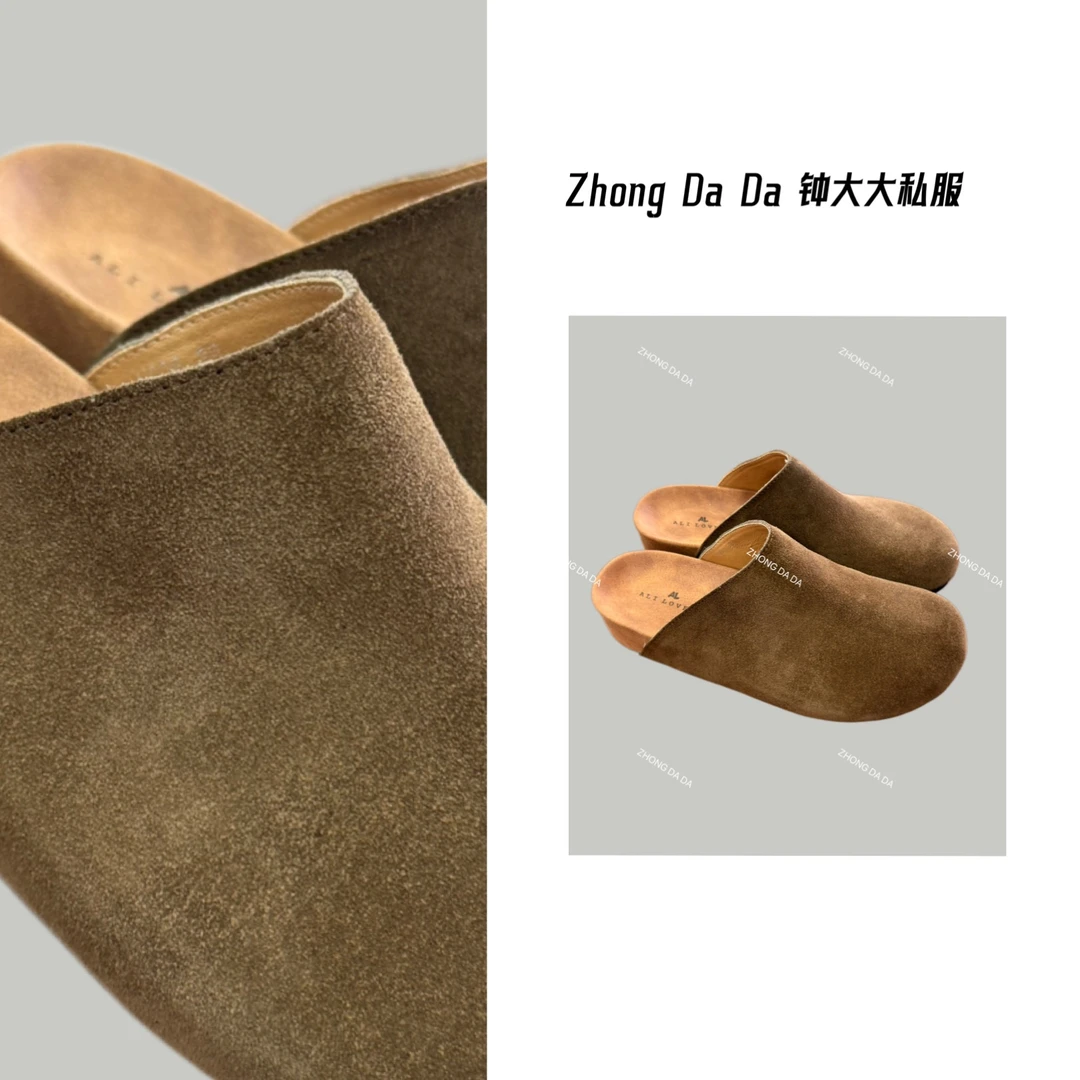 ZHONG大大【】复古包头勃肯鞋2025新款休闲百搭鞋H00-6