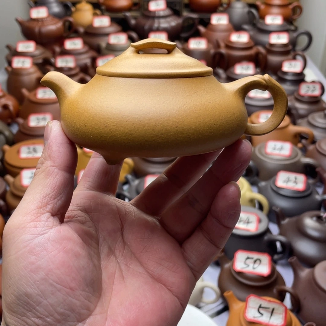 紫砂茶壶宜兴紫砂半手工