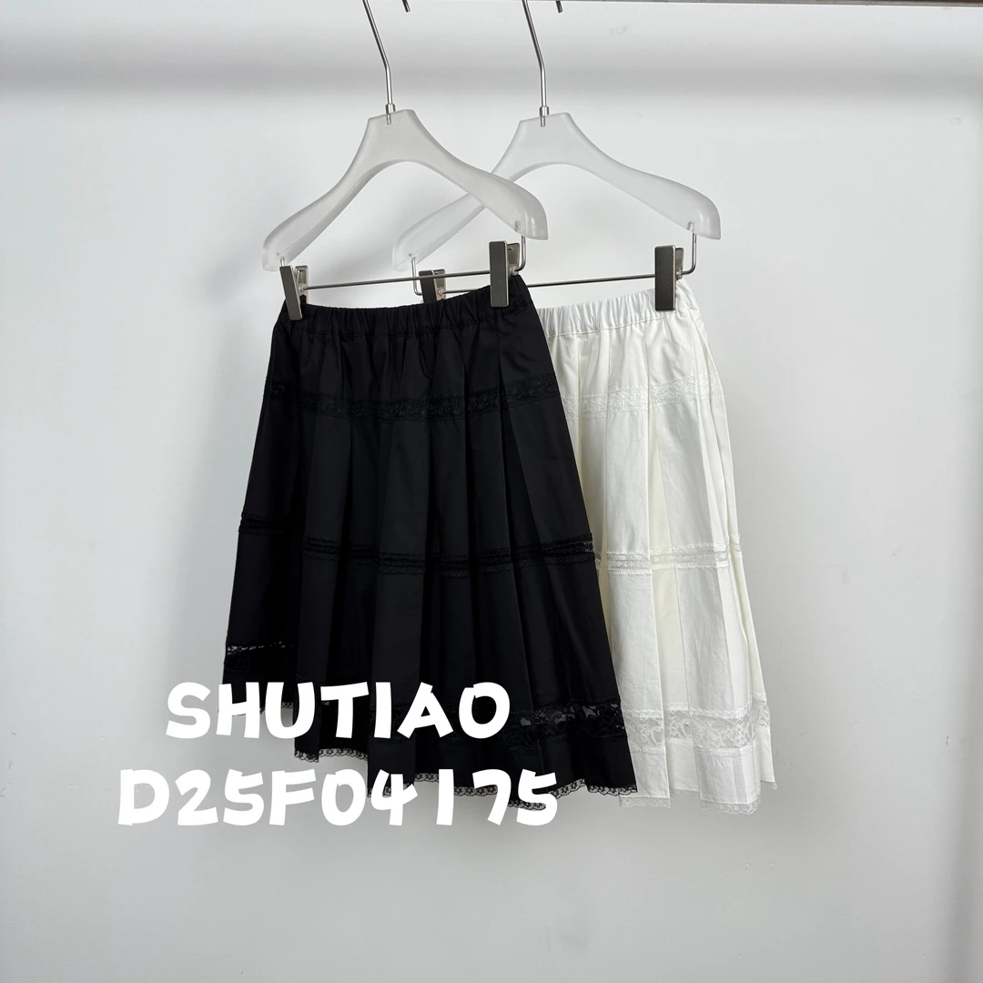 【SHUTIAO】2025夏季：新款小众设计款裙子D25F04175