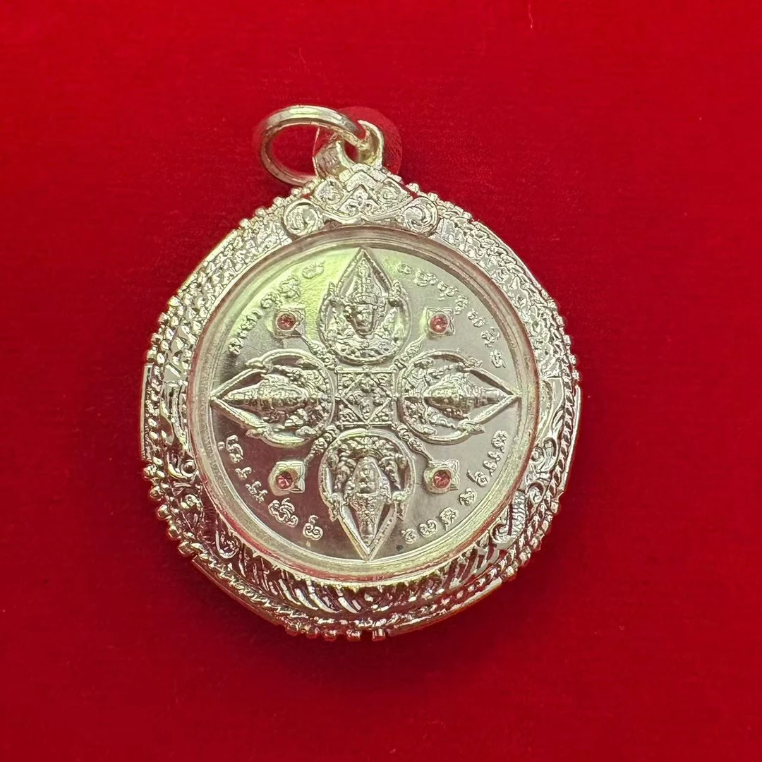 合金亚克力吊坠 168同款银四面吊坠不含链