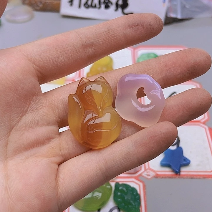 【闪购商品】玛瑙/玉髓未镶嵌珠宝半成品梦*