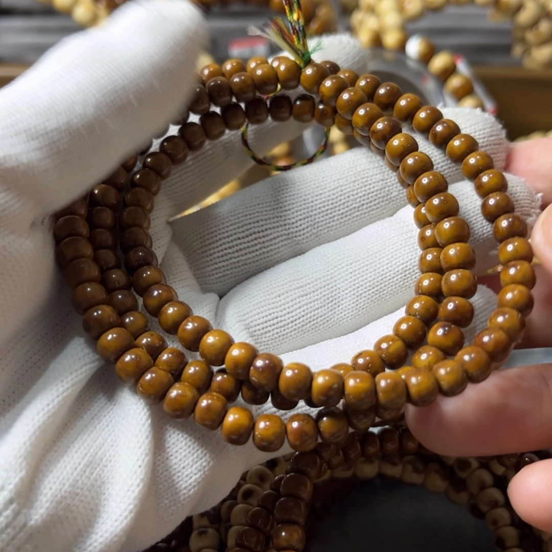 紫金鼠手串108去串鼠尖