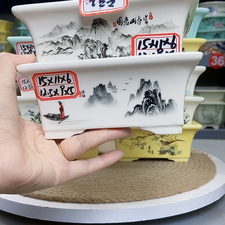 紫砂花瓶紫砂花盆