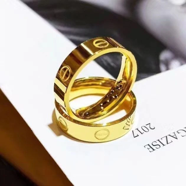 合金戒指合金戒指闭口情侣卡卡戒指（点击选圈口女生）