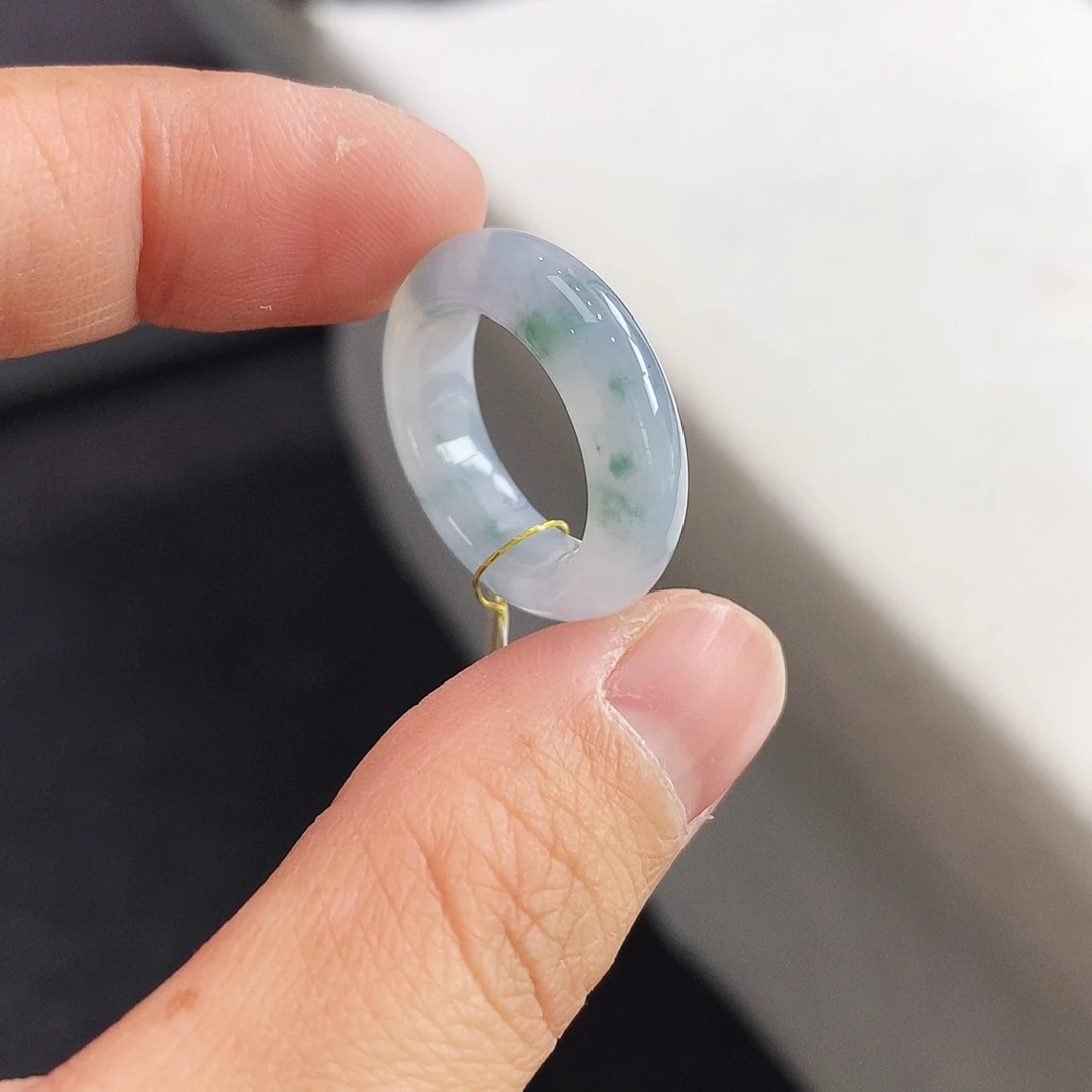 翡翠未镶嵌戒指12号