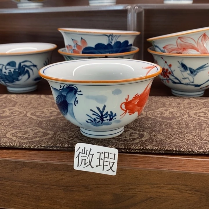 釉下老陶泥手工绘制