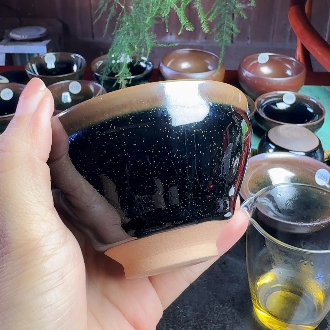 茶盏0242 秋罗柴烧手工主人杯