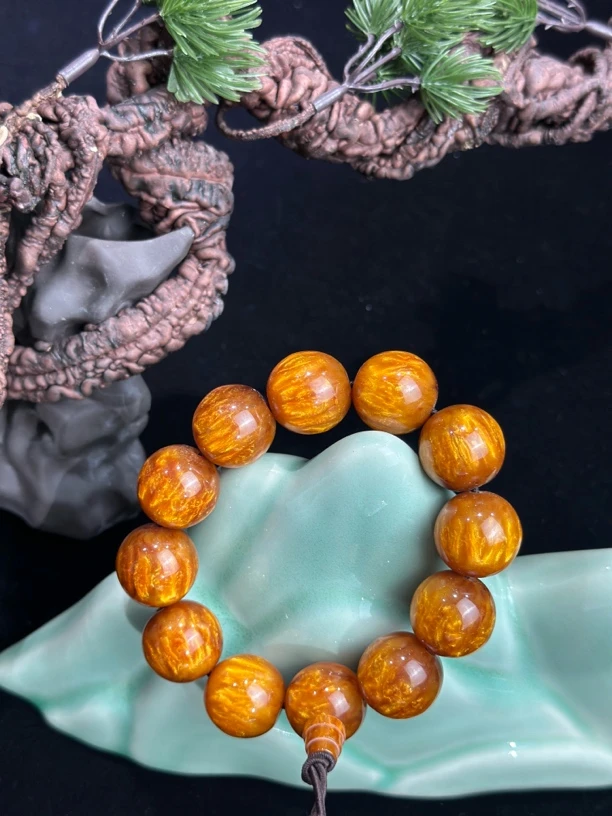 Universe云仓 0484金丝海柳单圈手串