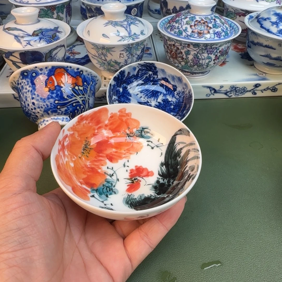 陶纯手工纯手绘茶具394