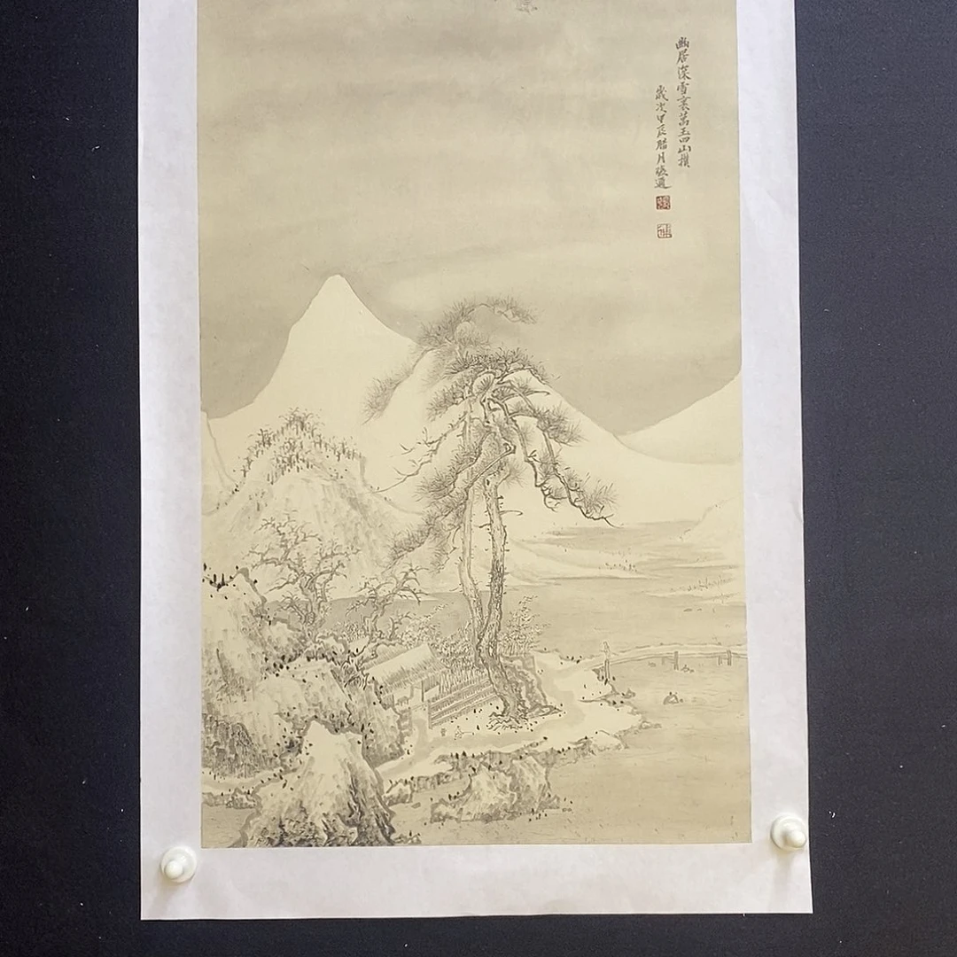 国画张通老师，仿古山水精品