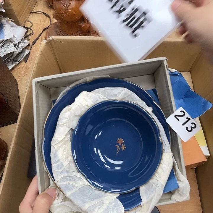 瓷片呀工艺品摆件瓷器摆件正能量
