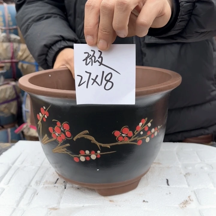 紫砂花盆特价秒杀价只要