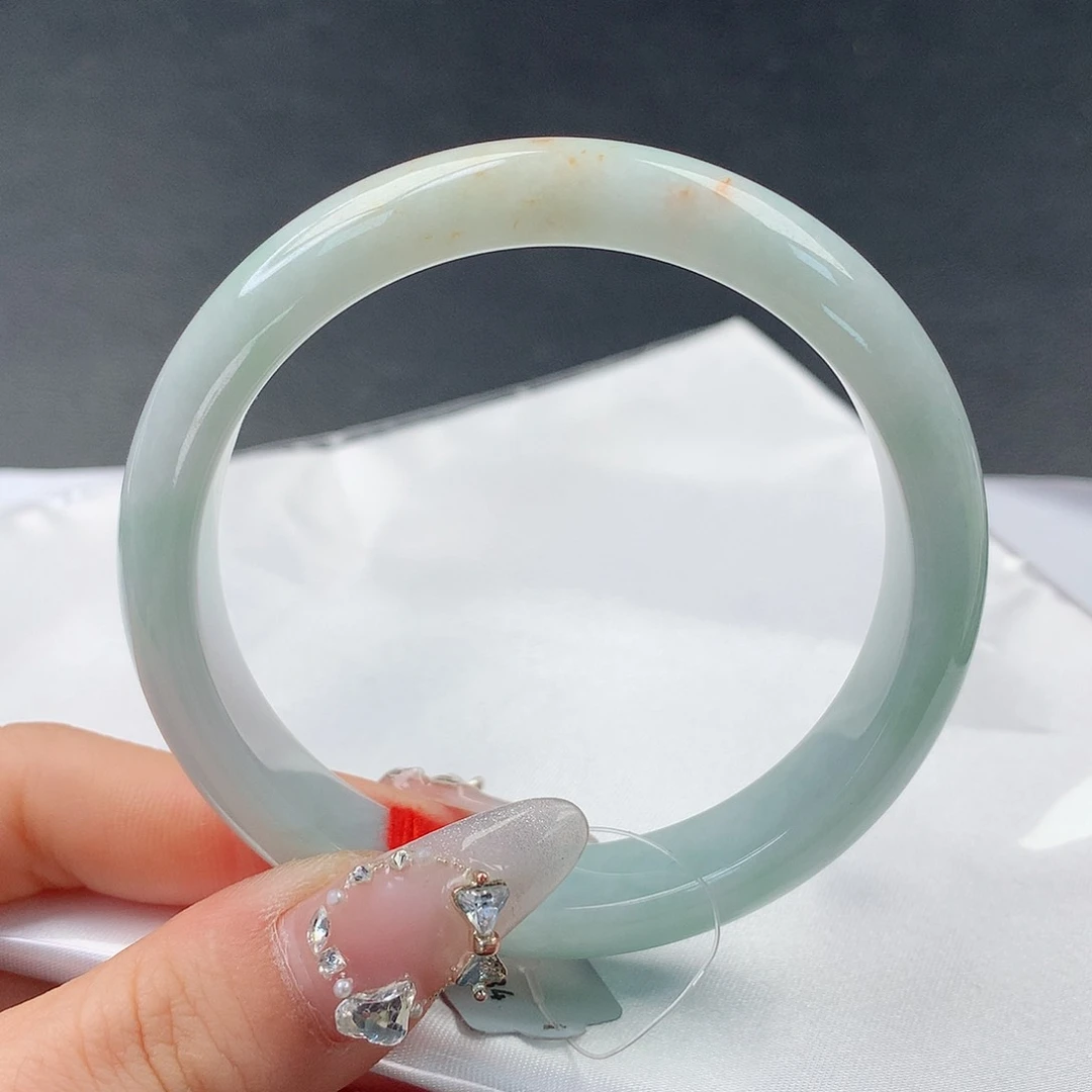 翡翠手镯未镶嵌77正58