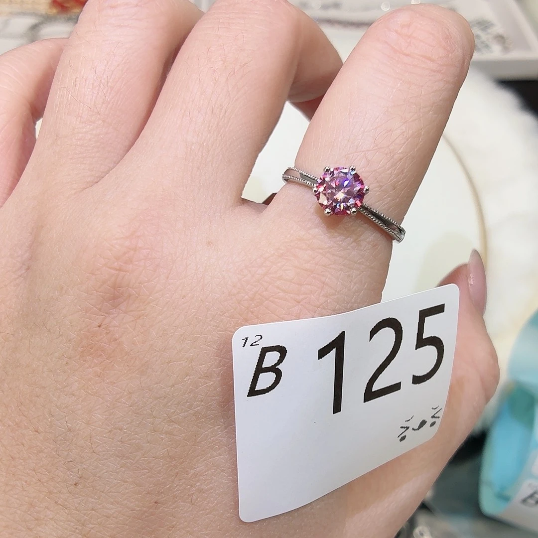 925银合成碳硅石b