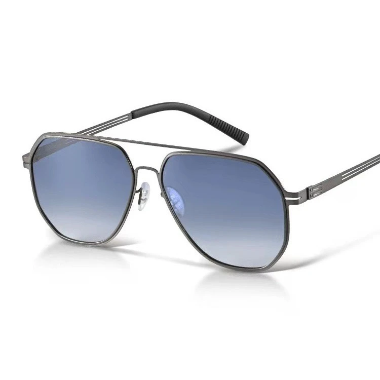 新款轻薄偏光太阳镜女出游防晒紫外线男开车钓鱼高级感墨镜