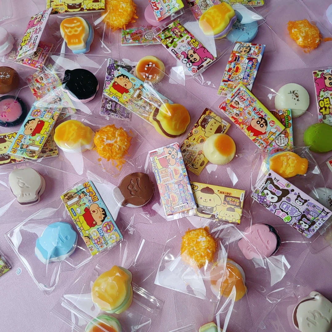 超立体小鼻嘎手工自制硅胶超软迷你猫爪鲷鱼烧挂件捏捏解压玩具