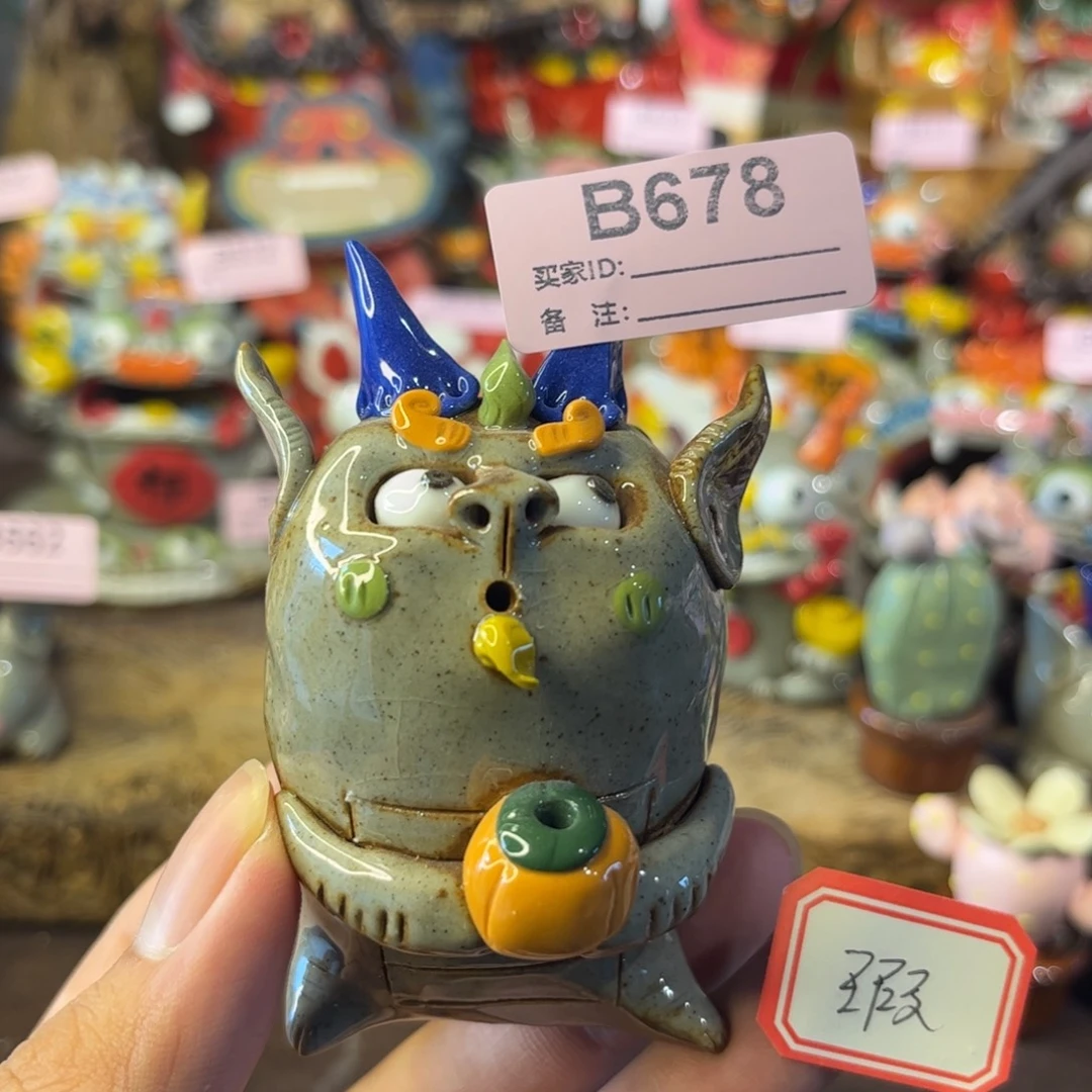 泥塑纯手工茶宠摆件