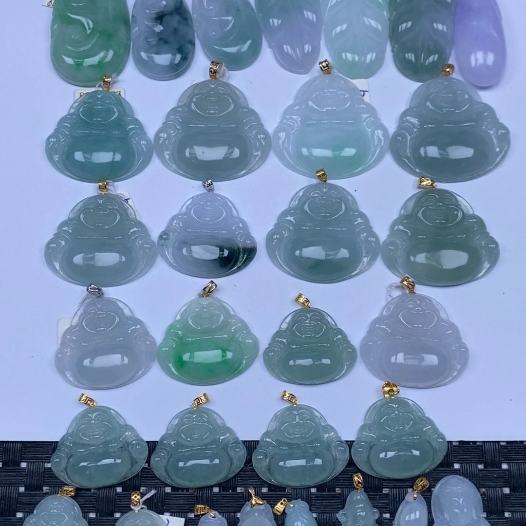 翡翠未镶嵌颈饰天然翡翠